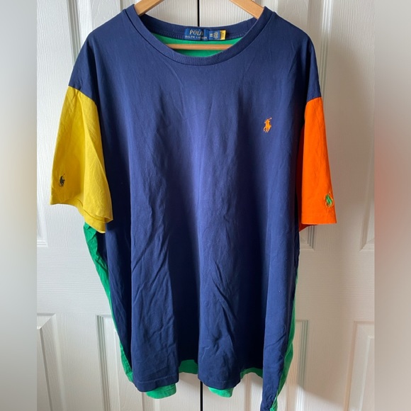 Polo by Ralph Lauren Other - Polo Ralph Lauren Colorblock Jersey Short Sleeve Crewneck T-Shirt SZ 3XB